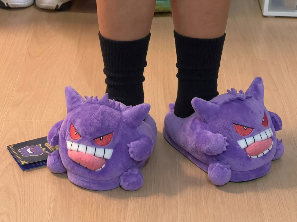 Special Edition Gengar Plush Slippers