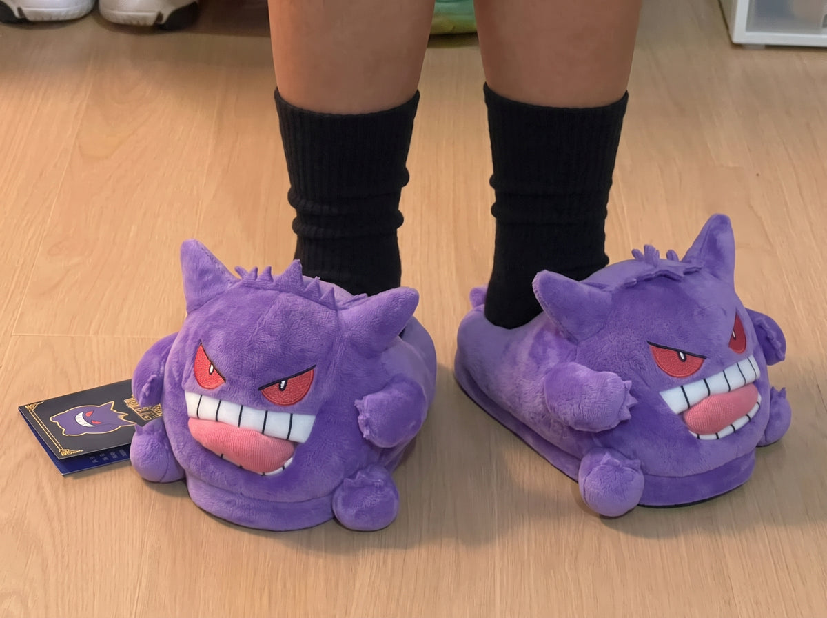 Special Edition Gengar Plush Slippers