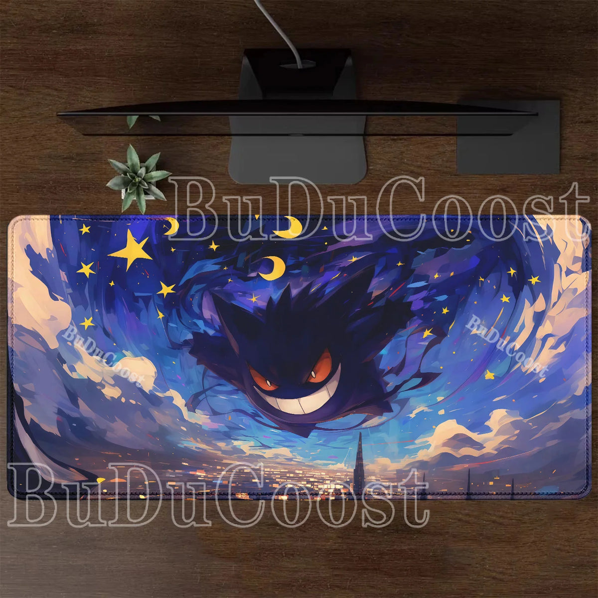 Alfombrilla Gaming XXL de Gengar con Impresión HD