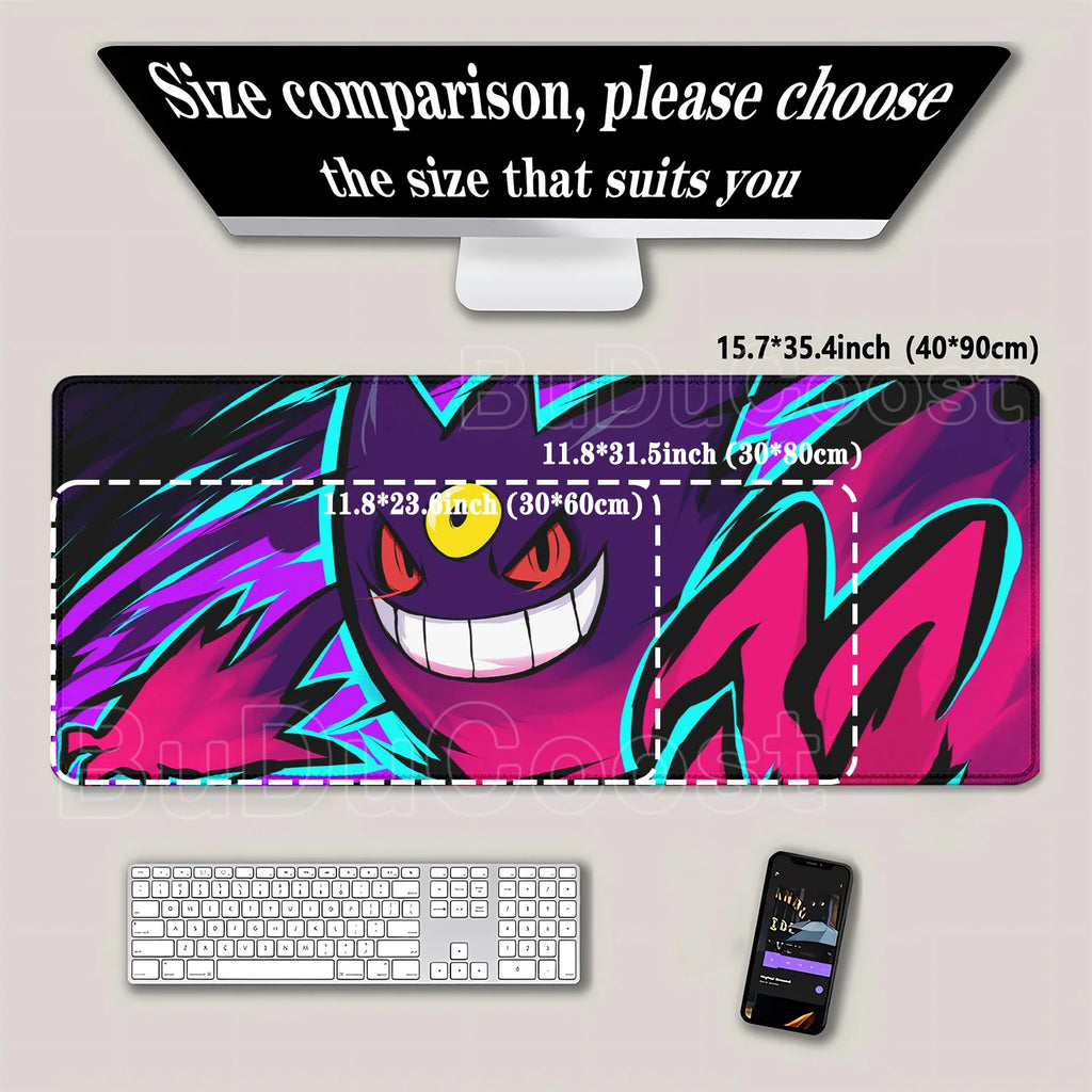 Alfombrilla Gaming XXL de Gengar con Impresión HD