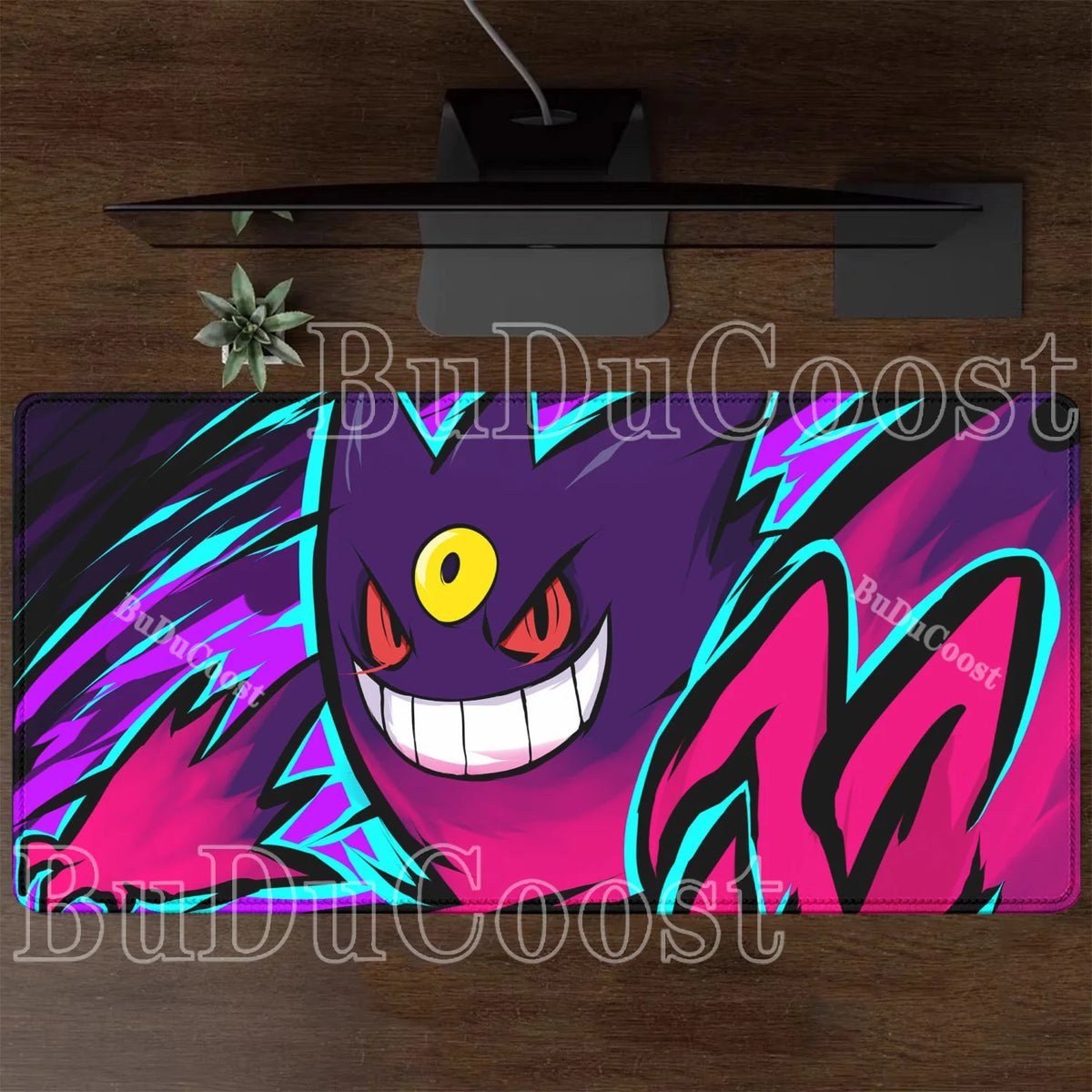 Alfombrilla Gaming XXL de Gengar con Impresión HD