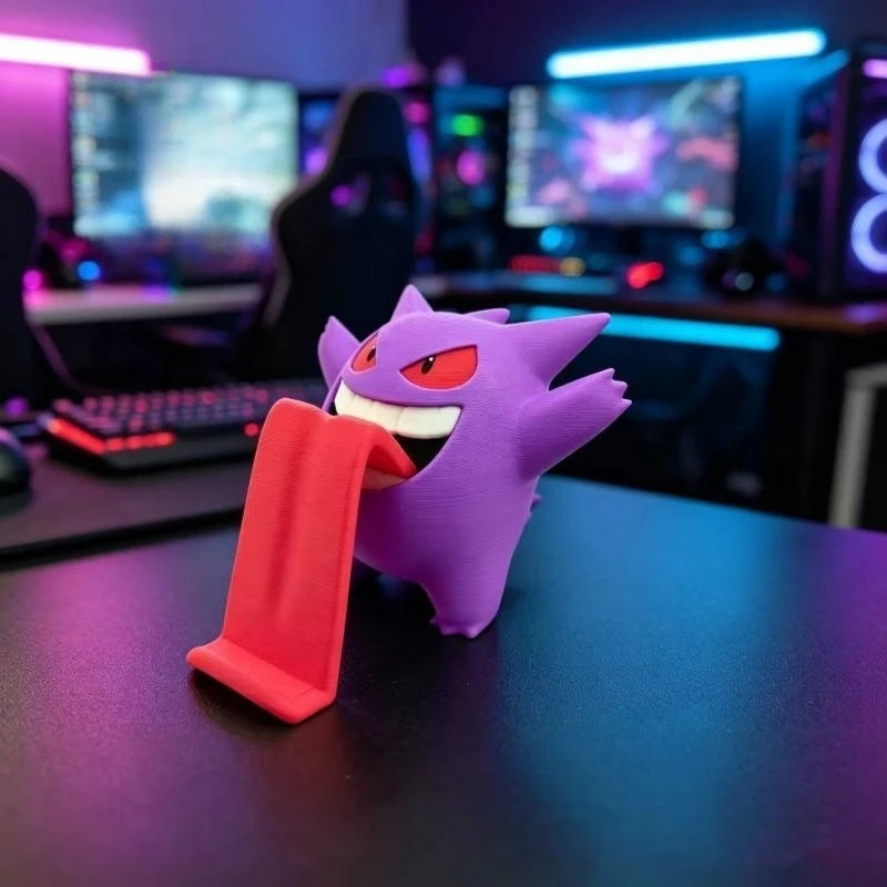 Soporte para Mando Gaming y Teléfono de Gengar