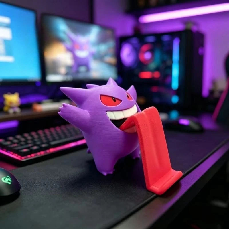 Soporte para Mando Gaming y Teléfono de Gengar